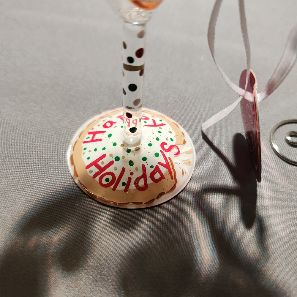 Lolita Mini-Tini Holiday Christmas Martini Glass Ornament - Multicolor - Picture 5 of 10